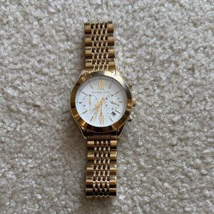 Michael Kors Gold-Tone Chronograph Watch